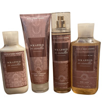 Bath and Body Works WRAPPED IN VANILLA 4 Piec...