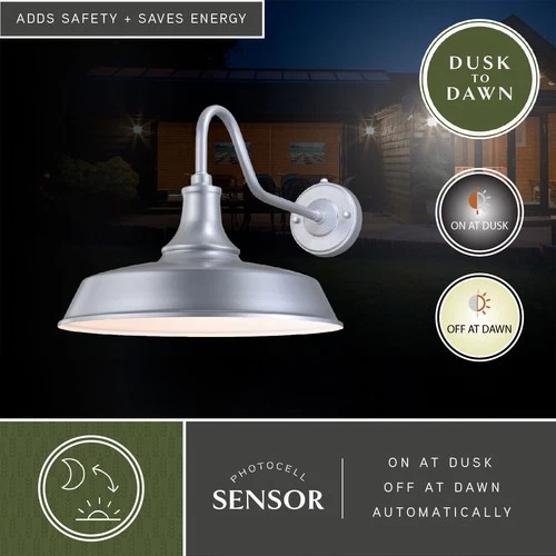 Vaxcel Lighting T0369 Dorado 1 Light 12-1/4" Tall Outdoor Wall - Hunter Green - Picture 12 of 12