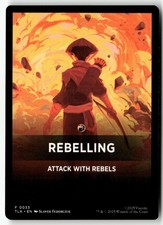 Rebelling Theme Card 33 Avatar: The Last Airbender Token NM