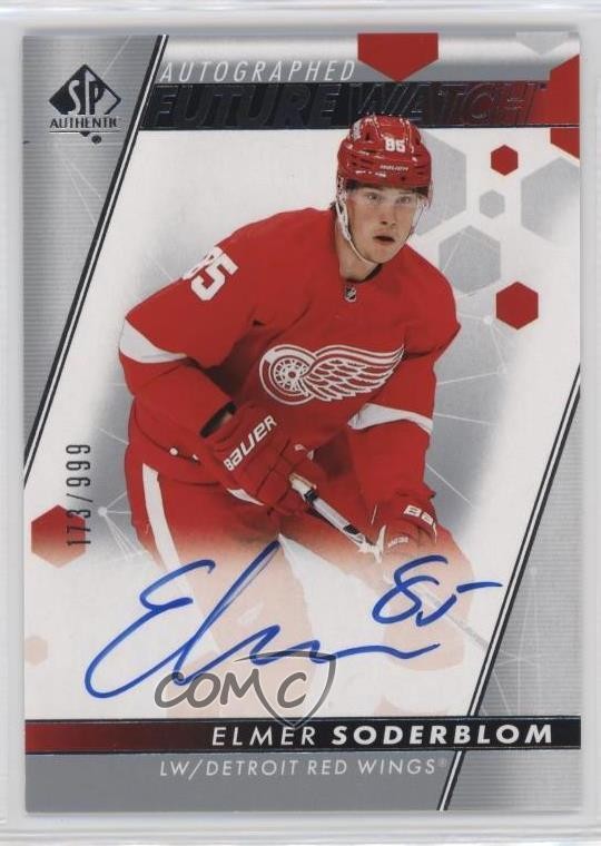 2022-23 SP Authentic Auto Future Watch 173/999 Elmer Soderblom #147 Auto 7ci