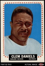 1964 Topps #136 Clem Daniels Raiders Prairie View 7 - NM