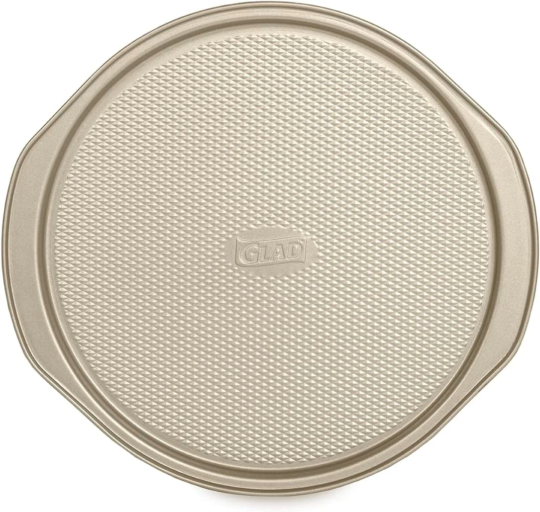 Nonstick Large Pizza Pan for Oven | round Baking Tray | Textured Cooking Sheet C