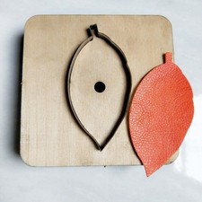 Leaf Pendant Punch Tool, Die Cut Leather Cutting Die Embossing Template
