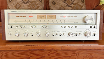 Vtg PIONEER SX-1250 AM/FM Stereo Receiver 160 Watts Recapped Upgraded Near MINT!