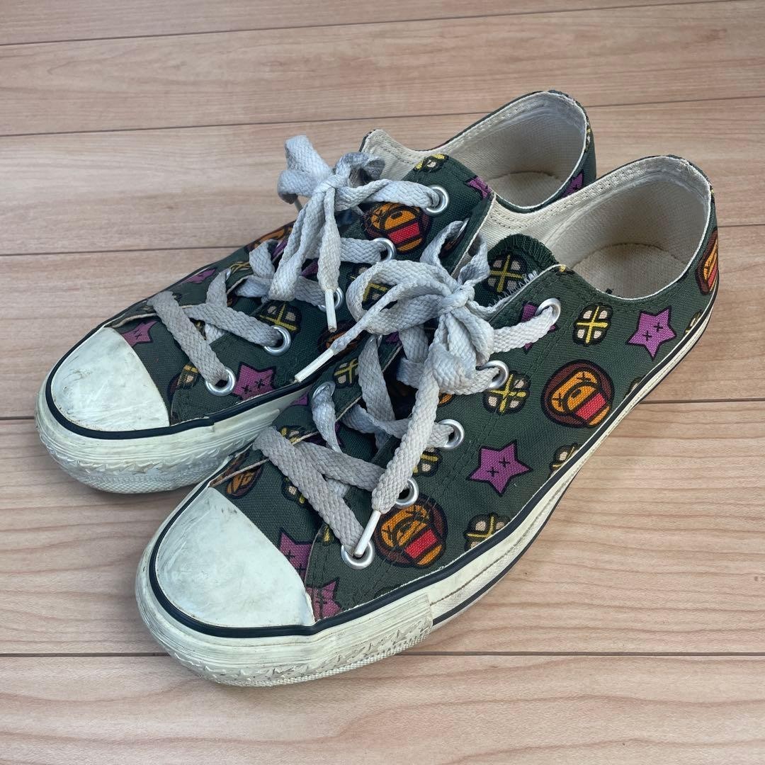 A Bathing Ape x KAWS Baby Milo Low Cut Lace Up Sneakers 23.5cm From Japan