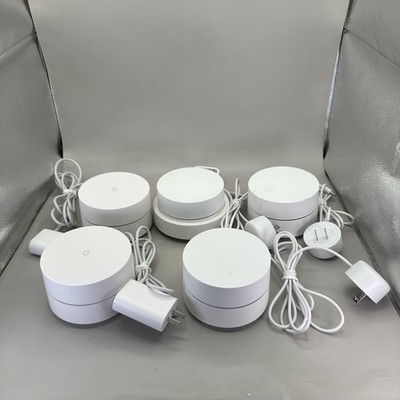 Google Wifi AC-1304 Dual-Band Mesh WiFi Router Lot Of 5 Gigabit UNTESTED