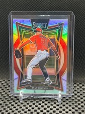 Ryan Johnson 2025 Select -  Concourse - Silver Prizm  - #47 Angels