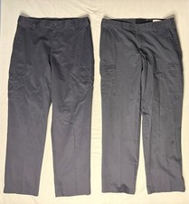 Cintas Comfort Flex Uniform Work Pants Men  s Size 34x32 Dark Gray 270-33 Lot X2