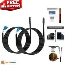 Quality 79 Inch Trail Camera Power Cord - 2-Piece High Voltage Outdoor Solution