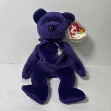 Ty Beanie Baby - PRINCESS DIANA Bear 1997 RARE RETIRED - MINT with MINT TAGS