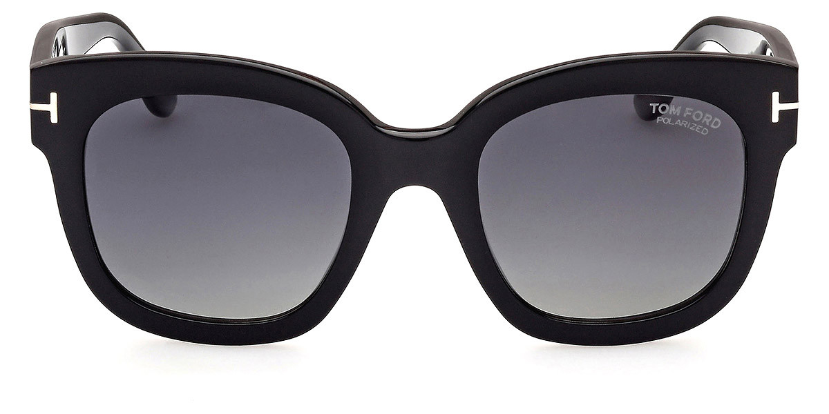 Tom Ford FT0613 Beatrix-02 Sunglasses Women Shiny Black 52mm  display picture 2