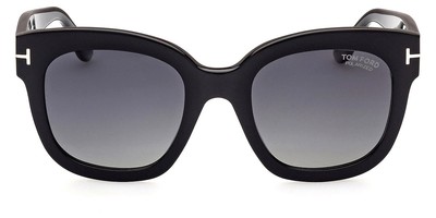 Tom Ford FT0613 Beatrix-02 Sunglasses Women Shiny Black 52mm  display picture 3