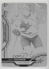 2018-19 Upper Deck Compendium Printing Plate Black 1/1 Jason Dickinson #133 j7g