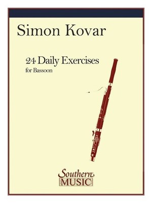 24 Daily Exercises for Bassoon Simon Kovar Book [Softcover] Bassoon Southern Mus