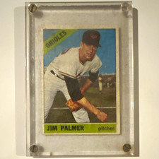 Topps 1966 Jim Palmer #126 Baltimore Orioles Rookie Baseball Trading Card. rookie card picture