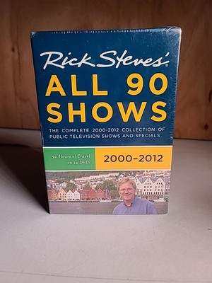 Rick Steves' All 90 Shows 2000-2012 DVD Box Set 50 Hours of Travel Europe NEW