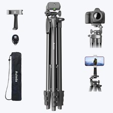 71 Camera Tripod Aluminum Tall Tripod Stand for Canon Nikon Phone with Wirele