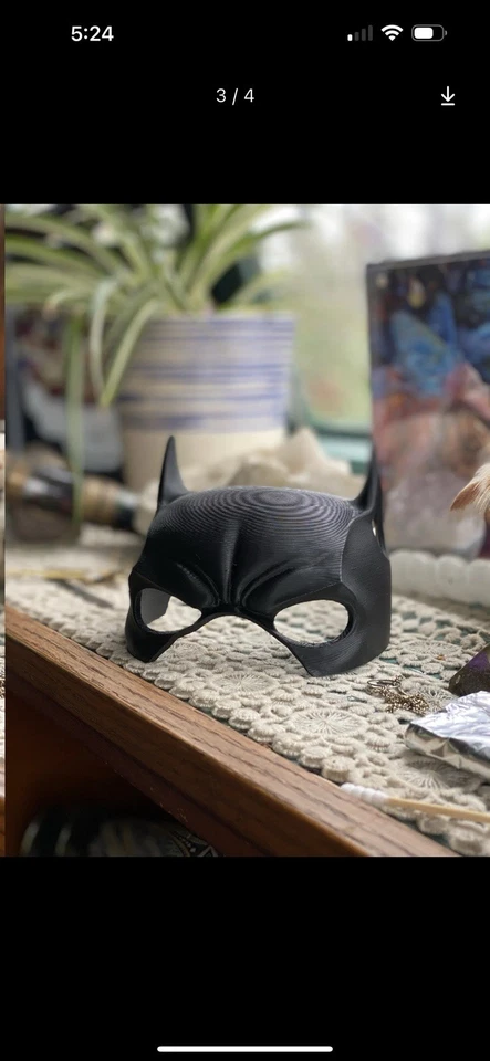 Máscaras para perros Batman para razas de perros de nariz corta máscara para mascotas Máscara Batman Pug Foto 3 de 3