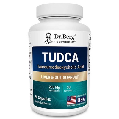 Supplement TUDCA Tauroursodeoxycholic Acid Liver Health Bile Flow 30 Capsules