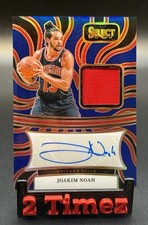 Joakim Noah Auto Memorabilia Blue #/49 Bulls 2024-25 Panini Select #AM-NOA