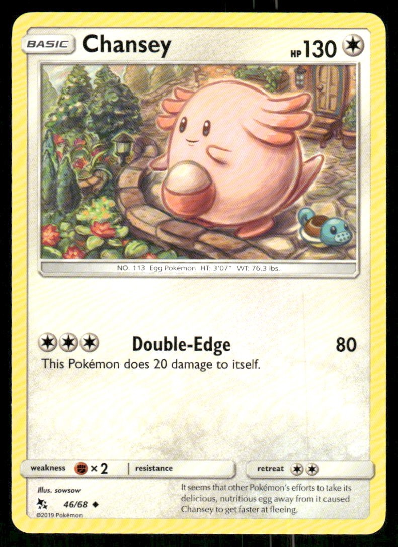 Chansey Hidden Fates [46/68] Uncommon NM Pokemon