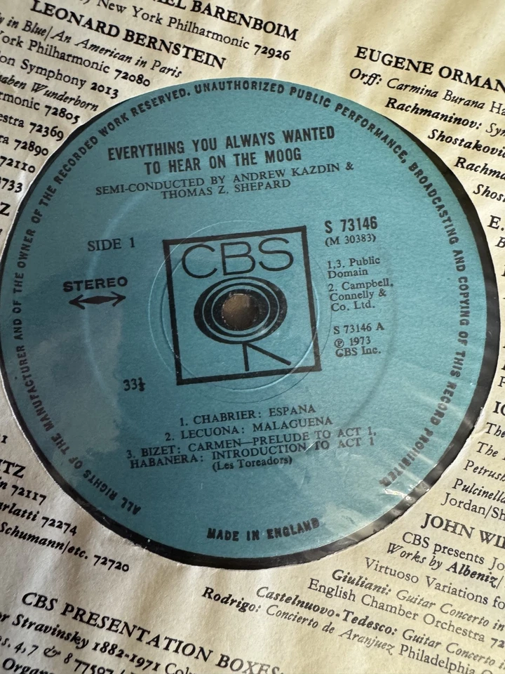 S 73146 Everything You Ever Wanted To Hear On The Moog LP - Image 2 of 3