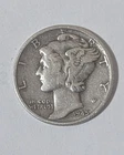 1945 Mercury Head Dime 10c US Coin 90 Percent Silver Circulated