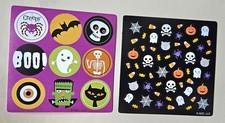 Halloween sticker sheets. Set Of 2.