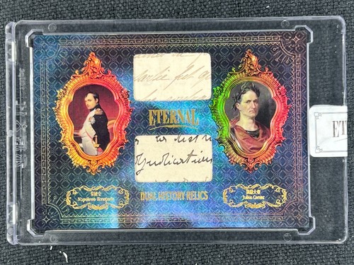 2024 Eternal Cuts Napoléon Bonaparte Julius Caesar Dual History Relics 75/75