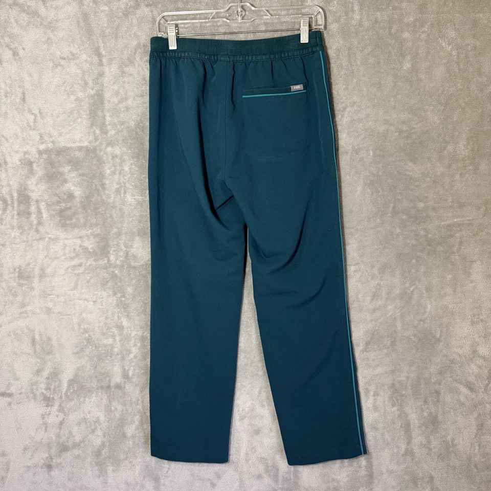 FIGS Scrub Pants Men Small Cambridge Contrast Trim Teal M23SW2039s Medical Tech - Image 3 of 4