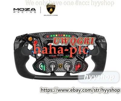 1PC NEW MOZA x Lamborghini ESSENZA SCV12 Simulation racing car steering wheel*Y