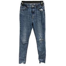 Old Navy Girls Extra High Rise Distressed Rockstar Jeggings Size 16