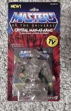 MOTU CRYSTAL MAN-AT-ARMS TV MASTERS OF UNIVERSE Sealed MOC Vintage Style SUPER 7