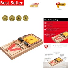 Effective Non-Toxic Classic Rat Trap - Environmentally Friendly Solution