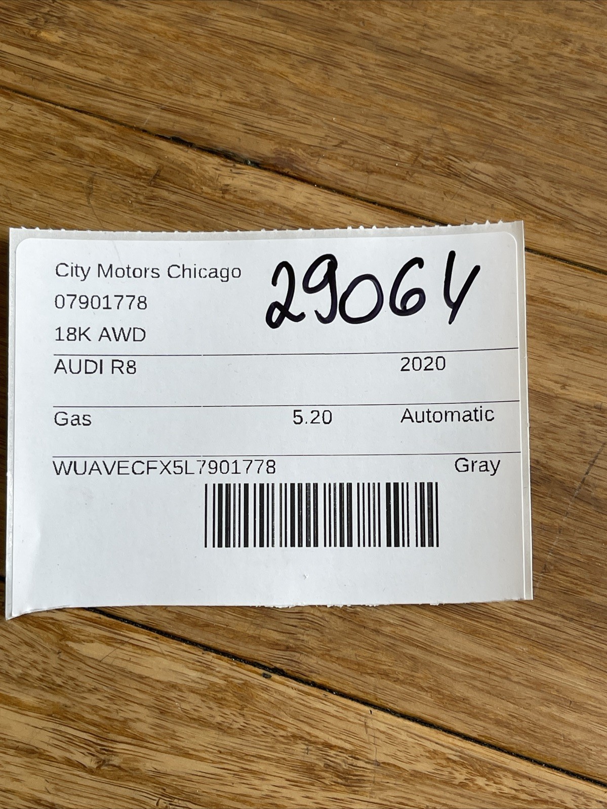 2017-2023 Audi R8 V10 Spyder Convertible Wind Deflector Windbreak OEM
