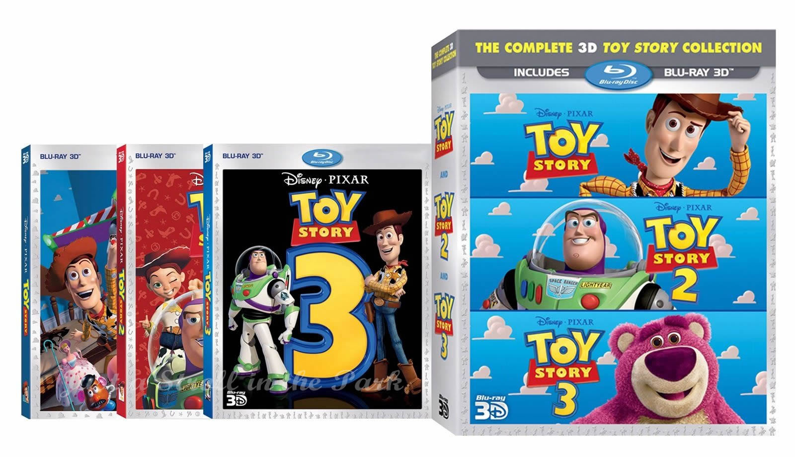 Toy Story 1 2 3 Trilogy Complete Disney Pixar Collection BluRay 3D Box Sets NEW! | eBay