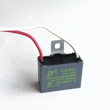 CBB61  8mfd 8uf  8 uF 250V VAC 50/60Hz   Ceiling Fan Capacitor US STOCK