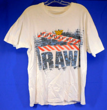 WWF I GET RAW ON MONDAY NIGHT VINTAGE T-SHIRT NO TAG 1995 WWE