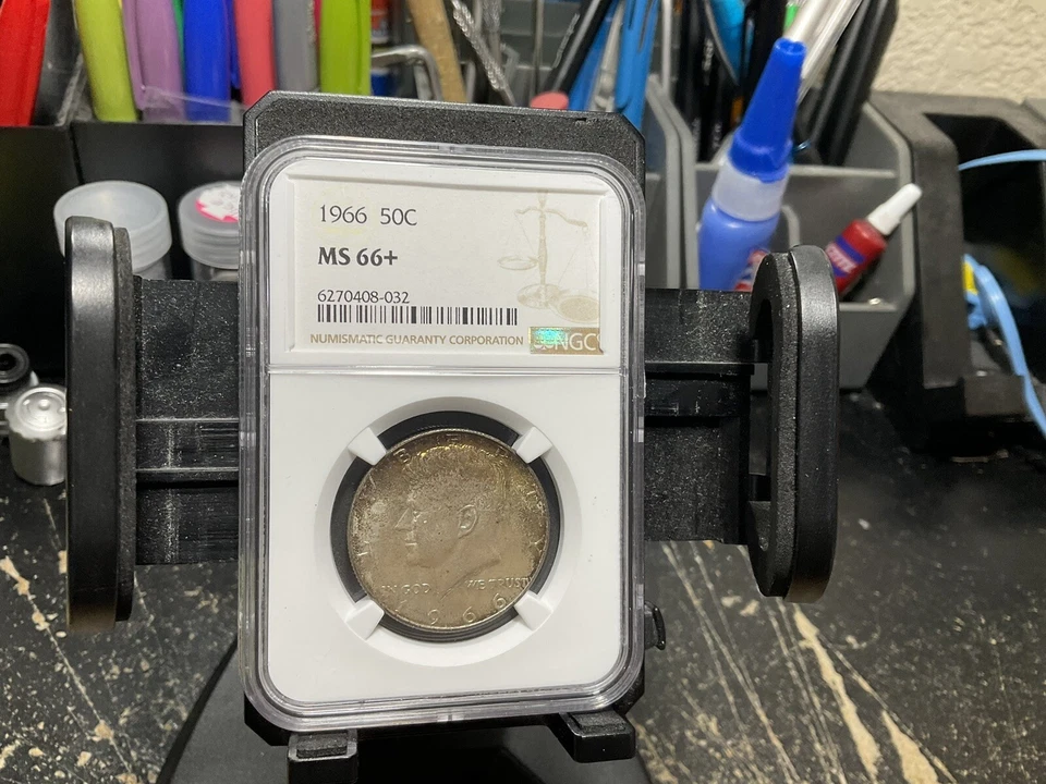 1966 50c MS66+ NGC certified Super rare - Image 3 of 4