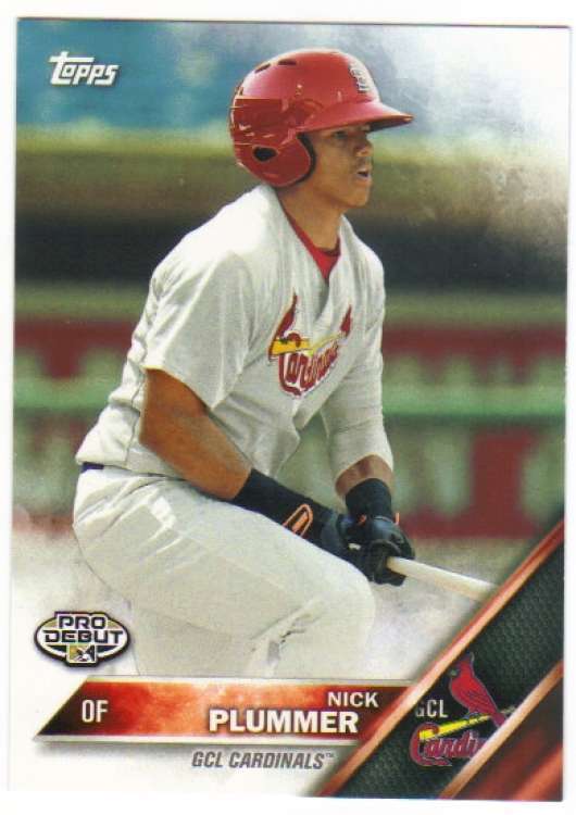 2016 Topps Pro Debut #176 Nick Plummer  GCL Cardinals