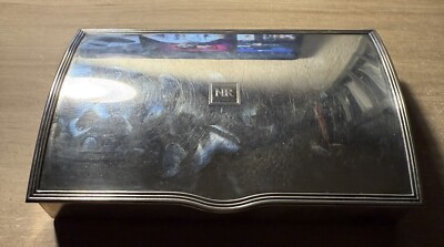 Zigarettenschachtel aus versilbertem Metall Olri Italy