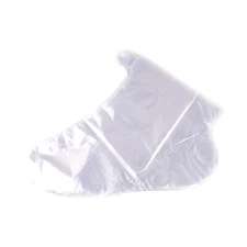 Disposable Foot Mask Socks for Women Men, 200 Pcs Clear Plastic Foot Peel Mask B
