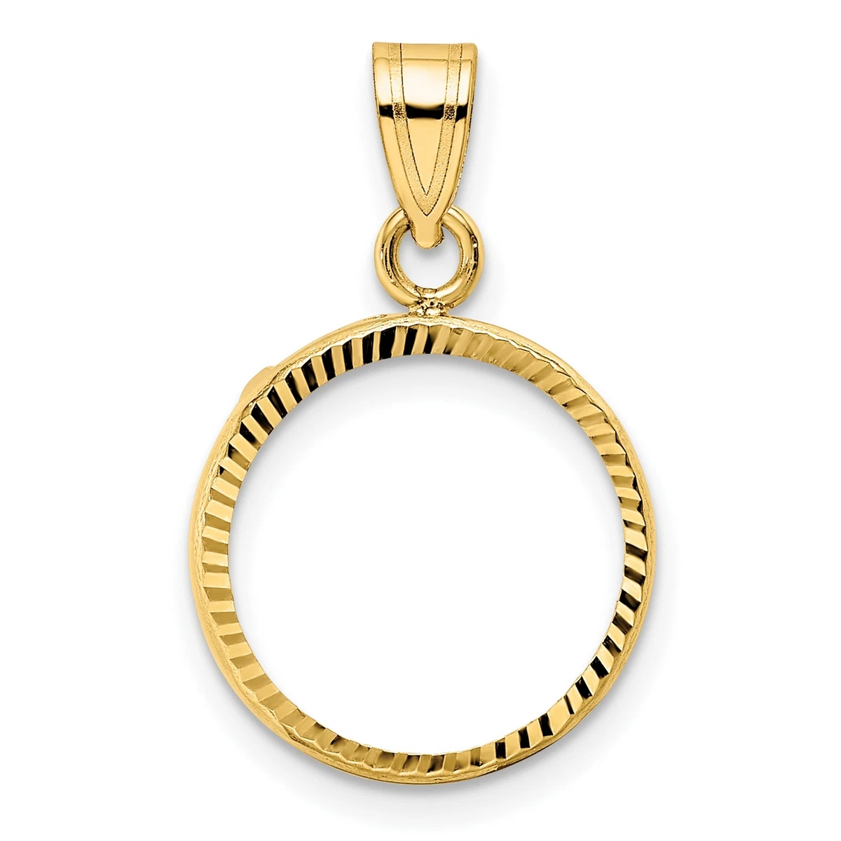 1 oz gold 2024 coin diamond bezel