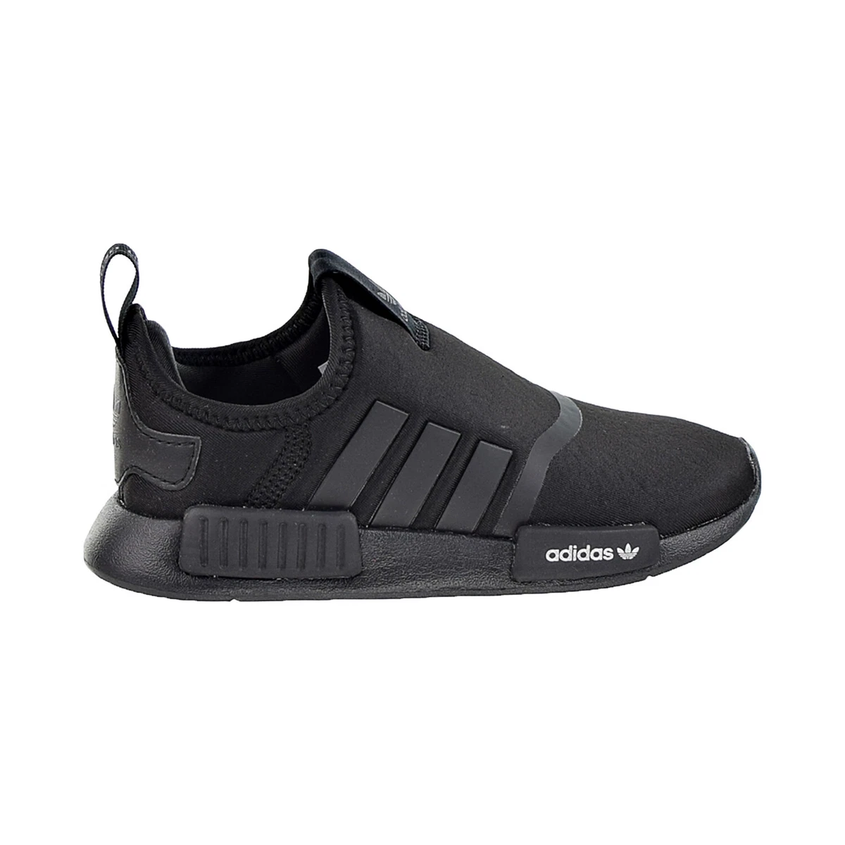 Adidas NMD 360 I Toddlers Slip on Shoes Core Black Silver Metallic White GX3314