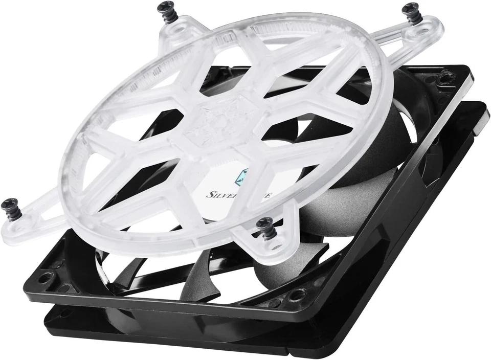 SilverStone Technology 140mm RGB LED Fan Guard / Grill for Desktop Computers - Image 3 of 4