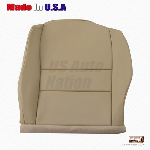 Fits 2007-2011 Honda CR-V Driver Bottom Leatherette Seat Replacement Cover Tan - Picture 7 of 10