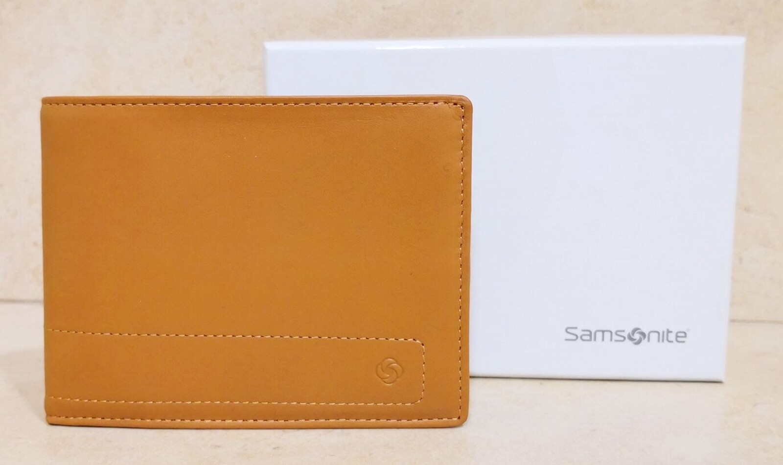 SAMSONITE CARAMEL TWICE-WALLET WALLETS LIST €.58.00 50% DISCOUNT NEW (7)