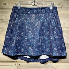 Greg Norman Golf Skort Monet Print Blue Pink ...