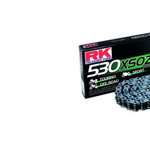 RK 530 XSO Z1 122 Links RX Ring Motorcycle Drive Chain Fits Suzuki Yamaha - Picture 2 of 7