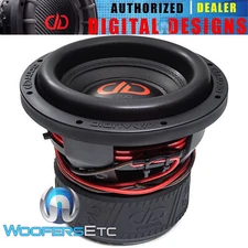 DD AUDIO 710F-D4 10" SUB WOOFER 4500W DUAL 4-OHM CAR SUBWOOFER BASS SPEAKER NEW